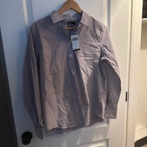 Ralph Lauren pin stripe shirt. Women’s size large. NWT